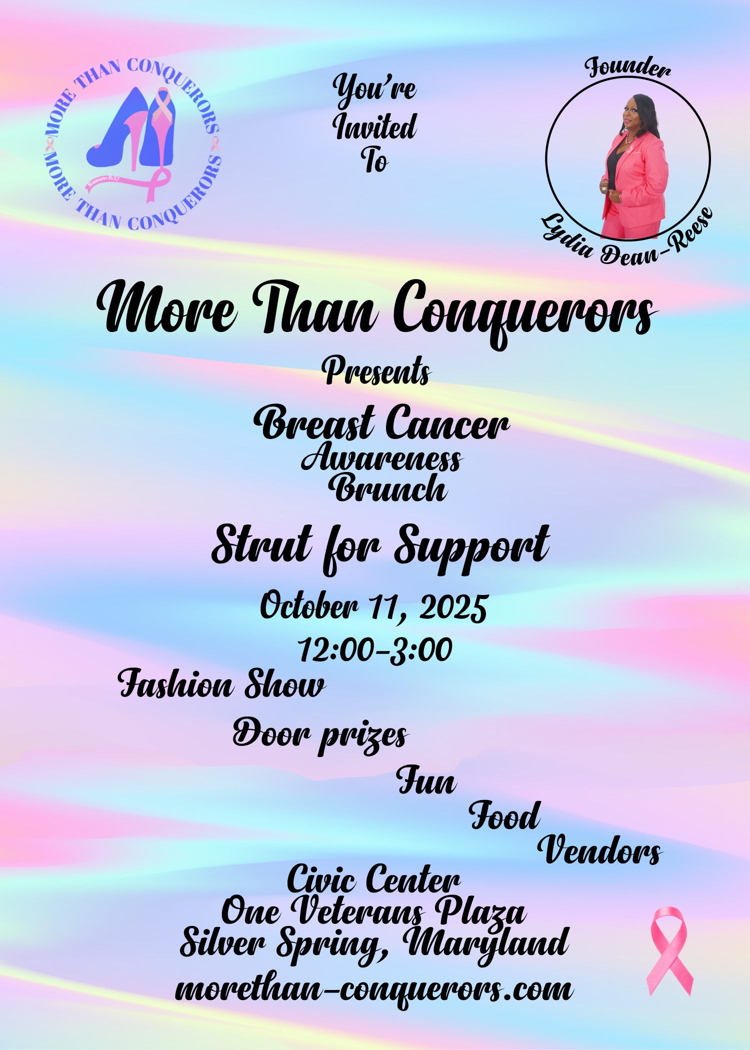 Breast Cancer Awareness Brunch Flyer